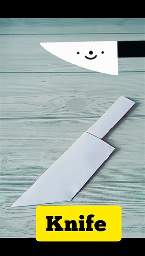 easy knife origami tutorial #shorts #viral