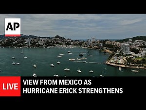 LIVE: View from Mexico as Hurricane Erick strengthens to Category 2 storm