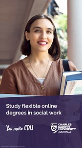 Study flexible online degrees in social work, and gain hands-on experience with industry placements. | Charles Darwin University | Facebook