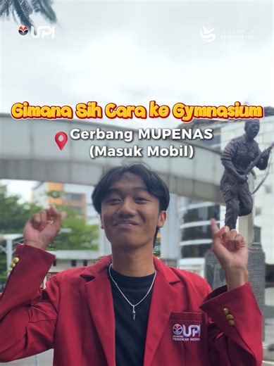 Open Visit UPI 2026 makin dekat! 👟 Udah tau belum cara ke Gymnasium UPI Bandung? Kalau belum, wajib banget nonton video ini sampai habis. Biar pas tanggal 31 Januari kamu tinggal gas tanpa drama nyasar 😄 👉 Save video ini dan tag bestiemu yang bakal datang bareng! #AgendaUPI #OpenVisitUPI2026 #AkuPilihUPI #UPIMelesat #PelopordanUnggul