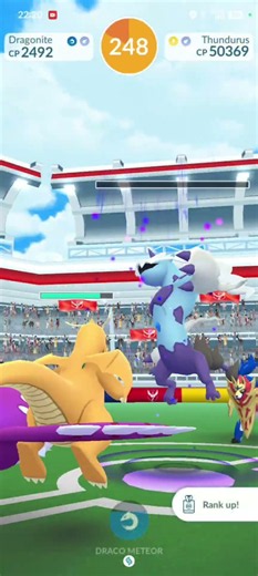 Got a Background 🖼️ Therian Forme Thundurus from raid during Go Fest 2026 (PGsharp) #pokemongo