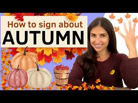 Learn ASL: Fall Vocabulary for Beginners in American Sign Language