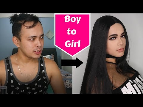 GORGEOUS BOY TO GIRL MAKEUP (WHOLE BODY TRANSFORMATION) || JANDROGEN