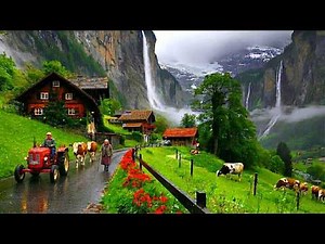 Switzerland’s Rainy Heaven Surprised Me A Lot 🌧️ Rainy Walk in Most Beautiful Swiss Villages
