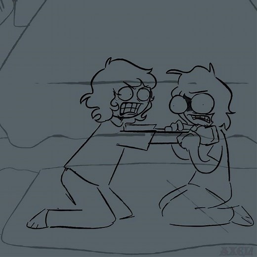 Miles does NOT like staying over at Mike’s…