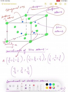 List the point coordinates of the titanium, barium, and oxygen ions for a unit cell of the perovskite crystal structure (Figure 12.6). | Numerade