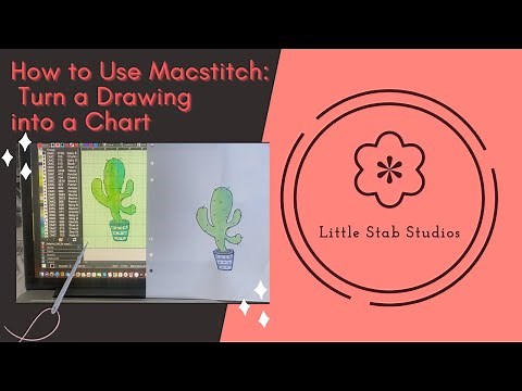 Turn a Drawing into a Cross Stitch Pattern with MacStitch / WinStitch