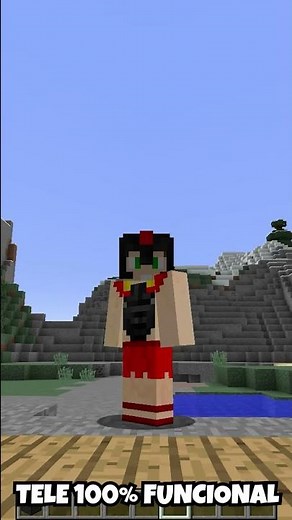 MINECRAFT: ¡CÓMO HACER UN TELEVISOR FUNCIONAL EN MINECRAFT! 📺😍 Invictor #shorts