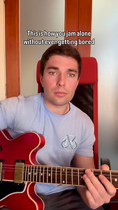 Use call and response to jam alone #musicpractice #improvisation #guitarjamming #musicianslife #creativehabits | Andrew Robinson