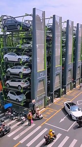1.2M views · 9.6K reactions | This vertical smart rotary parking system can help the owner retrieve his or her car in 60 seconds. | China Report ASEAN | Facebook