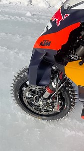 Red Bull Motorsports on Instagram: "Who said you can‘t ride a #MotoGP bike on ice?! 😎 ❄️ @fat.icerace"