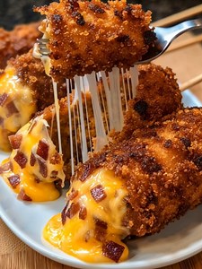 24K views · 962 reactions | Deep-Fried Bacon Cheeseburger Corn Dogs Hook: Crispy golden corn dogs stuffed with juicy bacon cheeseburger filling — the ultimate fair food mashup! Yield: 8 corn dogs Temp: 350°F (175°C) oil temperature Time: 30 minutes total Key Ingredients First: 1 lb ground beef ................................. Full Recipe in First Cօʍʍеոτ  | Slice of Heaven | Facebook