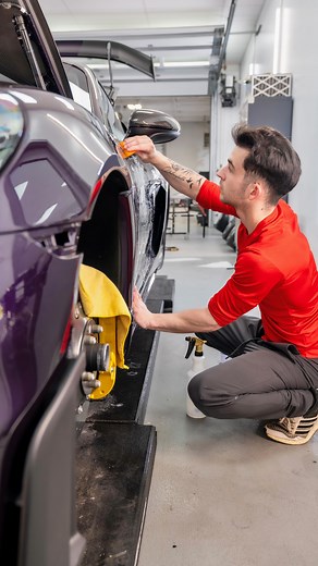 PPF installation on a PTS viola metallic Porsche GT4RS! 🛡️ | NDR Auto Solutions