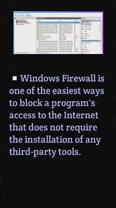 Blocking any program from accessing the internet in windows #shorts #shortsfeed #trending #technews