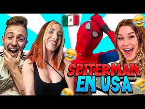 SPITERMAN y EL VENUDO la LÍAN por MÉXICO y EEUU | Reaccionando al HOMBRE ARAÑA de MÉXICO
