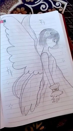 How to draw an angel ( easy tutorial) 🩷✨😇