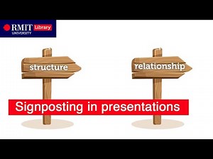 Signposting in presentations
