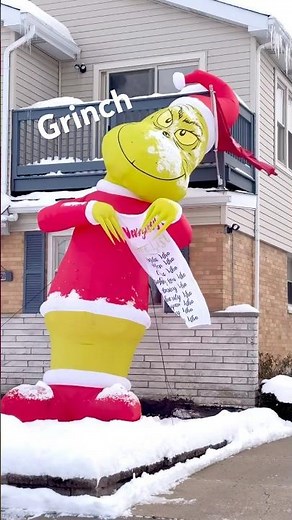 CHRISTMAS MR GRINCH HUGE LARGE JUMBO SIZE INFLATABLE #grinch #christmas2025 #inflatables