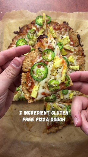 Healthy Gluten-Free Pizza Dough Recipe | 2-Ingredient Homemade Crust