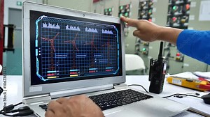 High-Resolution 4K Footage: Tracking Wind Turbine Power via Computer Screen for Renewable Energy and Sustainability