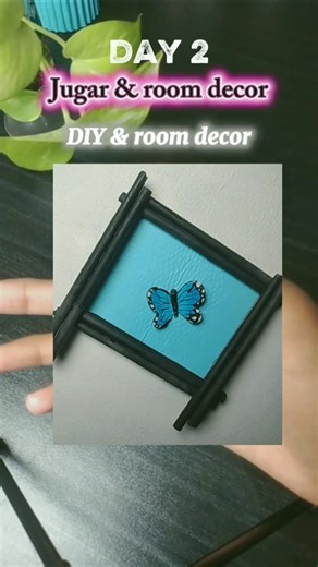 Pinterestie wall hanging tutorial 🦋🖼️ 🌟| Day 2 diy room decor|✔