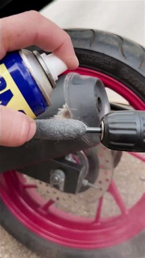 Isso Hacks,! Ispot Remove Honda Motorcycle Silencer Rust Clean & Polish Drill Machine Bit Easy Trick