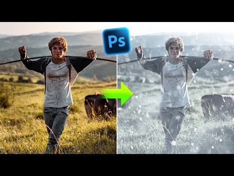 How to Add Snow in Photoshop – Realistic & Easy