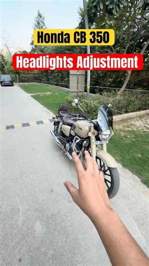 Honda CB350 Headlight Adjustment #shorts #automobile #hondacb350 #shortvideo