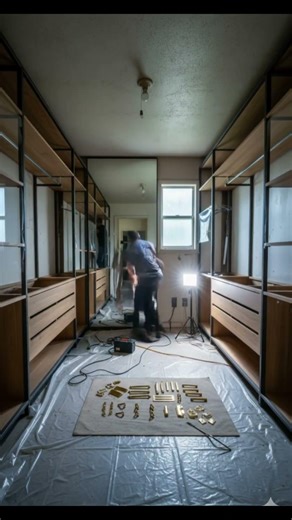 Luxury Walk-In Closet Transformation | Boutique-Style Dressing Room Design #interiordesign