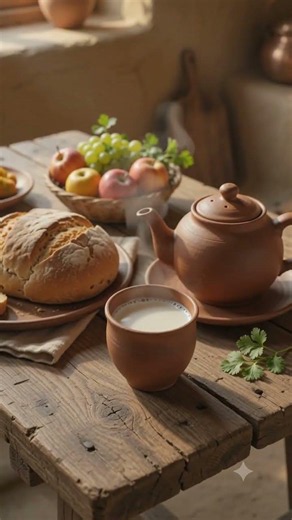 🌿 100-Year-Old Mud Kitchen Design 🏺 | Beautiful Traditional Village Kitchen #shorts