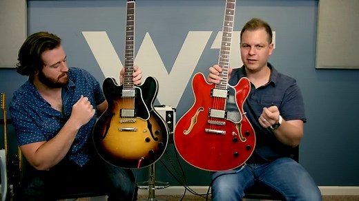 335 Shootout: Eastman T386 vs Gibson ES-335 - review and demo - Worship Tutorials