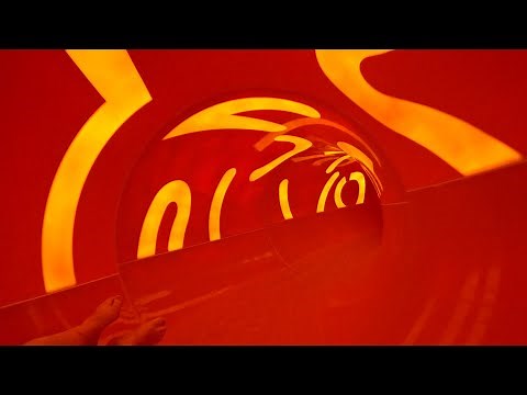 Orange Tube Water Slide [NEW 2024] Blue Surf Bay Missouri