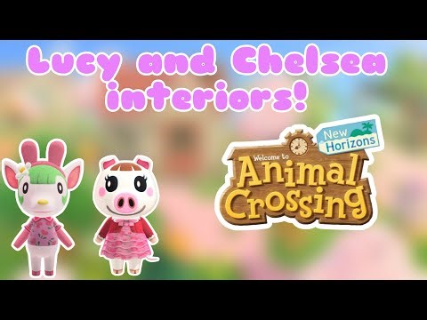 Lucy and Chelsea interior! 30 Day Island Challenge Day 27 //#animalcrossingnewhorizons //