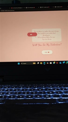 The "Impossible to Say No" Valentine's Proposal Page