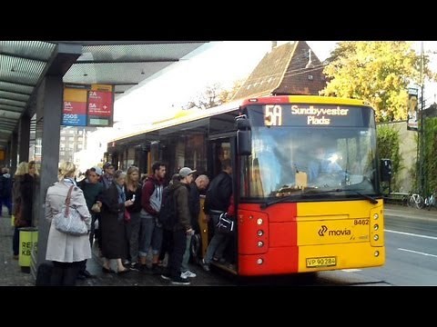 Copenhagen Airport Bus 5A to City Centre