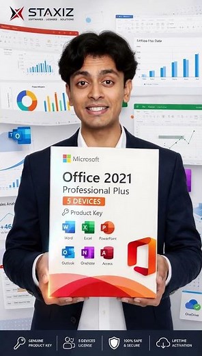Microsoft Office 2021 Professional Plus – 5 Devices Product Key 🚀