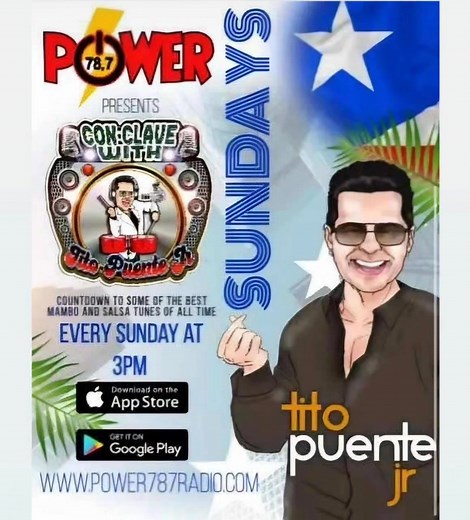 Sunday,Today at 3pm EST, tune In to a brand new 2025 edition of "Con clave with Tito Puente,Jr." Exclusively at www.power787radio.com turn it up and get on the dancefloor with some Caliente music ☀️🏖 @power787radio #power787radio #conclavewithtitopuentejr #titopuentejr #titopuente #mambofied #mambomusic #latinjazz #🕺💃 | Tito Puente Jr.