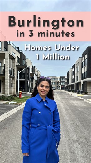 Homes Under a Million DM me “MILLION” to get your Burlington Homes Under a Million Map, highlighting the best value pockets, current listings, and smart entry points for buyers. Think Burlington’s out of reach? Think again. Neighbourhoods like Mountainside, Brant Hills, and Tansley Woods still offer detached homes, towns, and condos below the million-dollar mark. The trick is knowing where the value hides. Would you rather choose a modern condo, a starter townhouse, or a detached fixer-upper wit