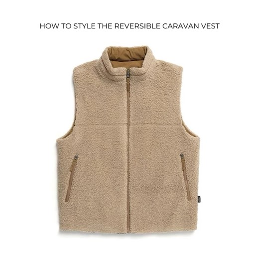 The Caravan reversible vest: the ultimate style transformer for...