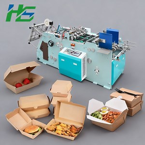 [Hot Item] Automatic Paper Box Making Machine Pizza Box Making Machine Hamburger