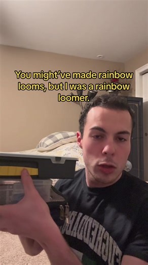 Please get this to rainbow loom tiktok #rainbowloom #rainbowlooms #bracelets #rubberbands #rubberbandbracelets #nostalgia #childhood #2010s #lol