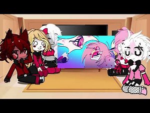 Hazbin hotel react to addicted (radiodust )