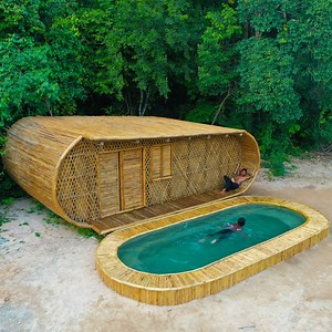 53M views · 588K reactions | Building Swimming Pool for Jungle Luxury Villa | Primitive Survival Tool | Facebook