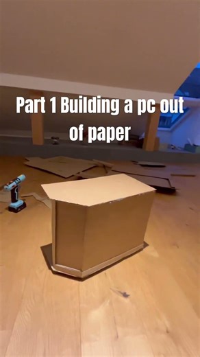 Building a paper pc #pc #fyp #gaming