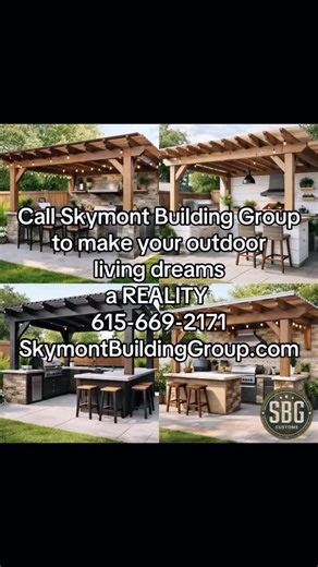Skymont Building Group: NASHVILLE CONTRACTOR | Call Skymont Building Group to bring your outdoor spaces to life. #reels #outdoordesign #outdoorliving #design #construction | Instagram