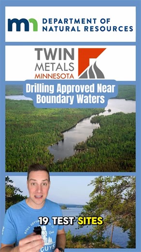 Darin Bjerknes - Twin Cities, MN Realtor on Instagram: "This one hits a nerve for a lot of Minnesotans. The Minnesota Department of Natural Resources just approved exploratory drilling near the Boundary Waters Canoe Area Wilderness, specifically around Birch Lake near Ely. The drilling would be done by Franconia Minerals, a subsidiary of Twin Metals Minnesota, as part of early stage mineral exploration. Supporters argue this is not mining. They say it is simply collecting data about what lies de
