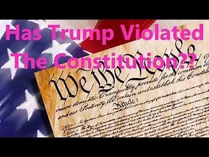 LIVE: Has Donald Trump Violated the Constitution? 😳