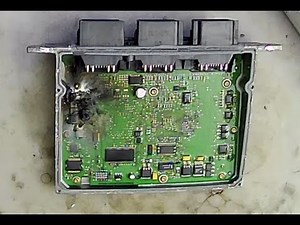 ugly but functional fix on damaged FORD PCM after high voltage feedback from ignition coil system