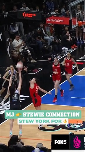 🔥 Breanna Stewart for 3 | New York Liberty WNBA women's basketball #shorts #short #basketball #wnba