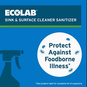 3.1K views · 195 reactions | Are you confident your business is clean and sanitized? Help protect your team, guests and reputation against #COVID19 impact with our no-rinse Sink & Surface Cleaner Sanitizer, proven to kill the virus that causes #COVID19 in 15 seconds. It’s one of the fastest products on the market and is approved for use on hard non-porous food contact surfaces. Learn how your business can be confidently clean. https://bit.ly/3gZrpPI | Ecolab | Facebook